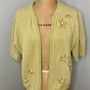 Pretty Little Sage Green Sweater Size M